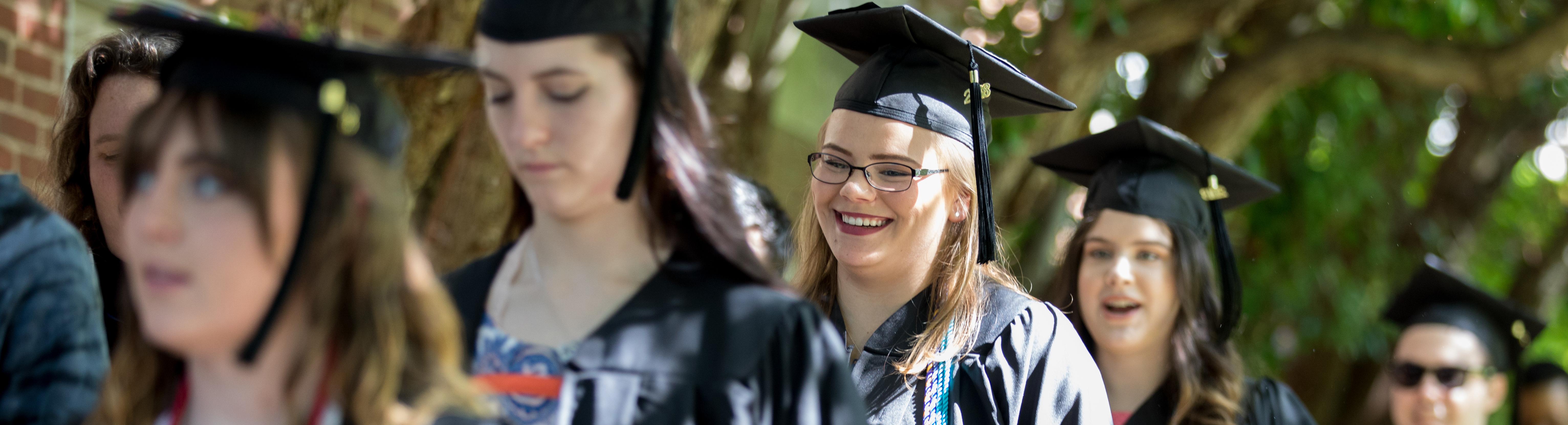 Photo of students graduating